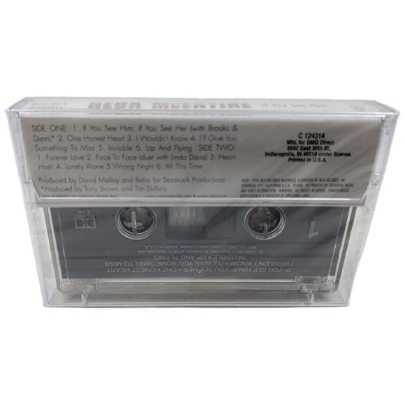 Country Music Cassette Lot Club Edition- George, Brooks Dunn, Reba + McBride NEW - Picture 6 of 7